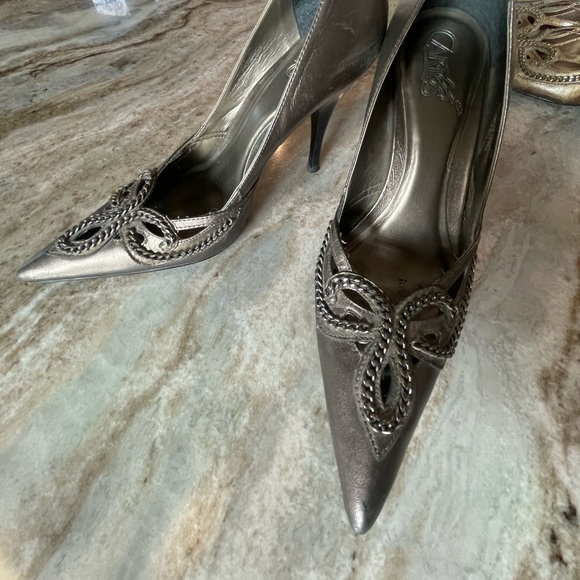 Carlos Santana Chainber Platino Heels - Silver - Picture 4 of 8
